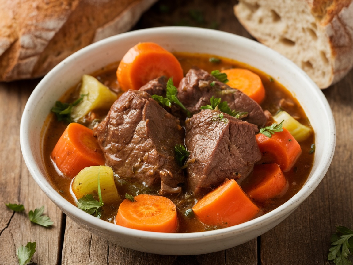 Slow cooker cinnamon & orange beef stew