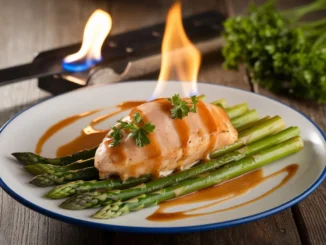 Flambéed Chicken