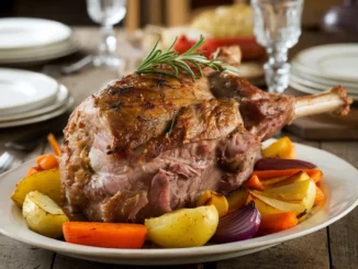 slow roasted leg of lamb