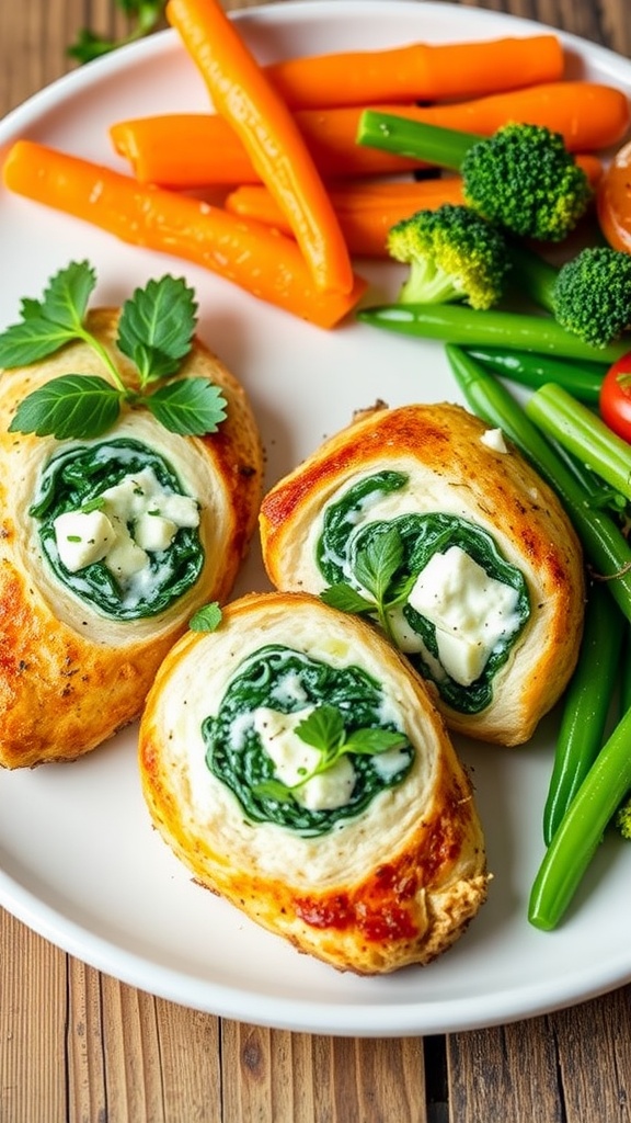 Spinach and Feta Stuffed Chicken Breasts