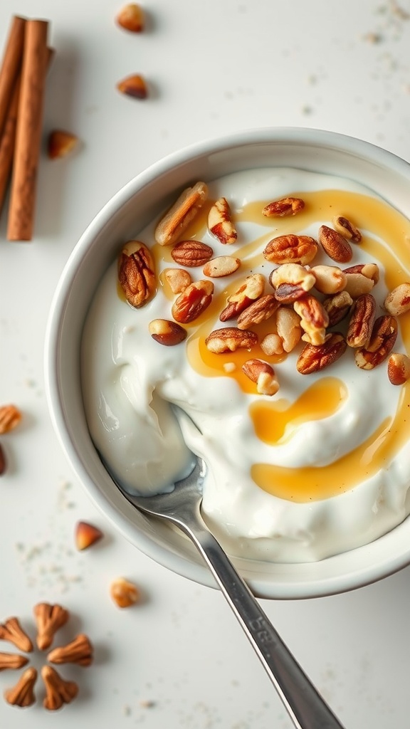 Cinnamon Yogurt with Nuts