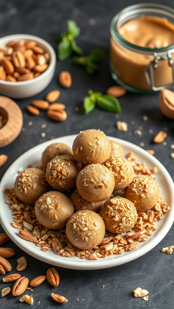 Diabetes Diet Desserts: Peanut Butter Protein Balls