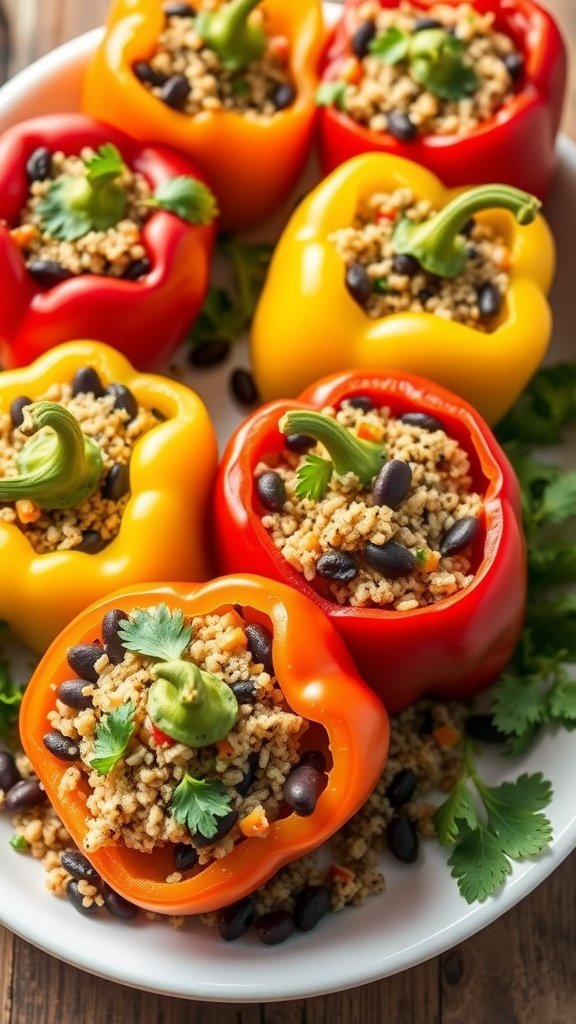 Diabetes-Friendly Meals: Quinoa-Stuffed Bell Peppers