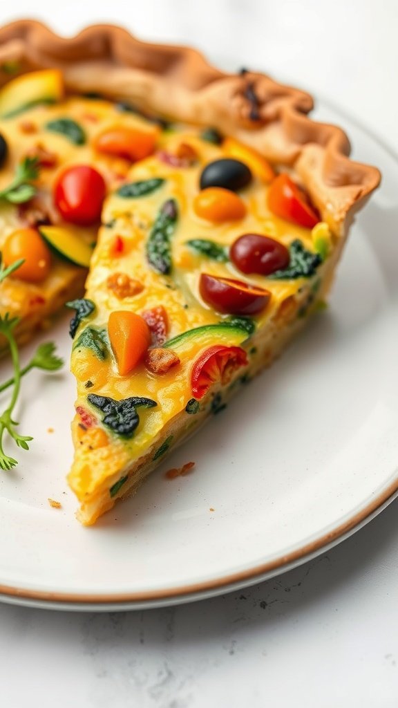 Savoury Vegetable Quiche